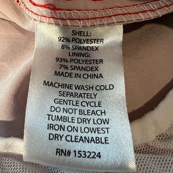 Rainforest Men's Mesh Lined Quick Drying Swim Trunk, Ships Ahoy, Ribbon Red, - Picture 6 of 6